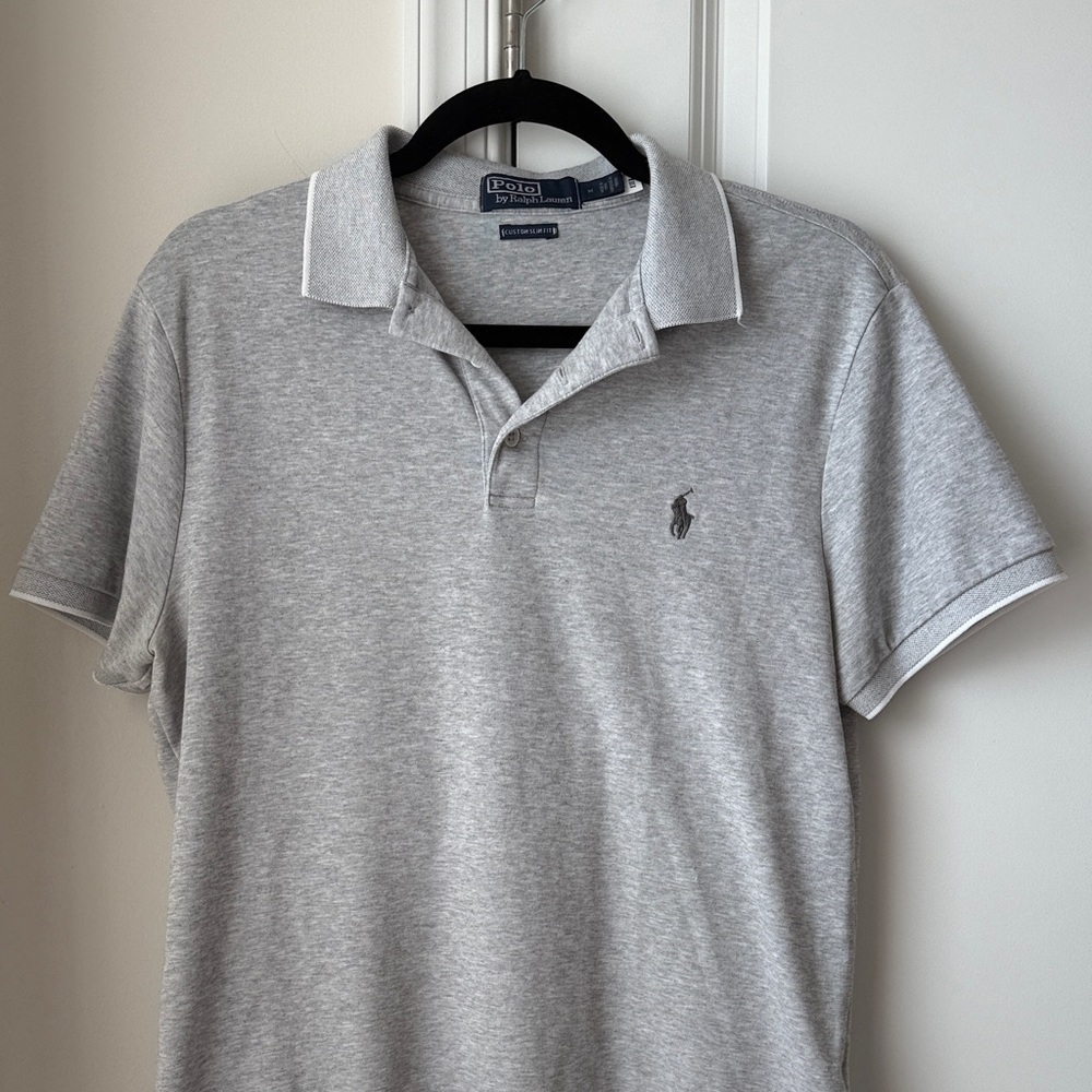 Polo by Ralph Lauren Light Gray Men's Polo Shirt
